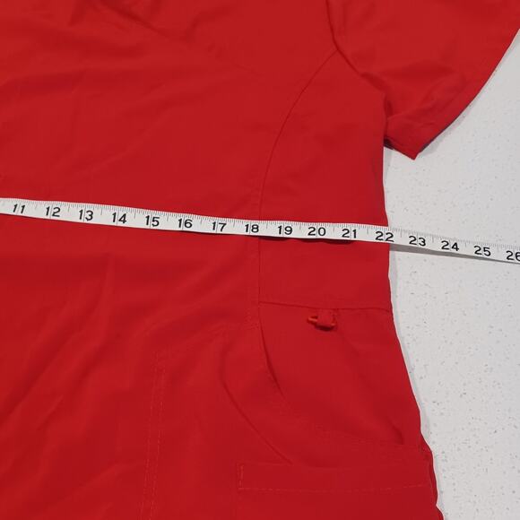 Scrubaid Uniform set Red Size 2XL Women's - Picture 6 of 11